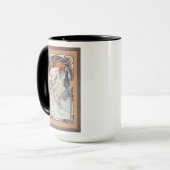 アルフォンス・ド・ラ・ミュジケ・バイ・アルフォンスミュシャ マグカップ (正面左)