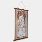 アルフォンス・ミュシャによる音楽の寓意 吊り下げ型タペストリー (傾斜あり)