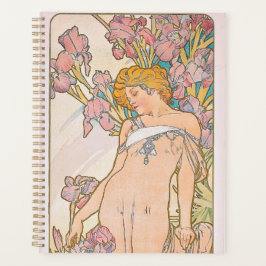 アルフォンス・ミュシャによる「イリス (1897)」 プランナー手帳