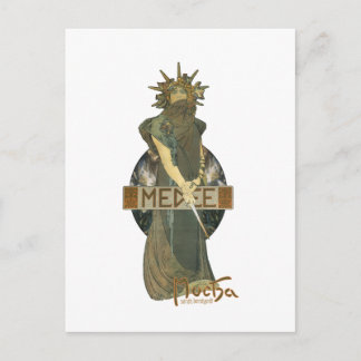 アルフォンス・ミュシャのメデア（1898） ポストカード