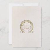 アルフォンス・ミュシャの写真による人生の祝い 招待状 (裏面)