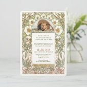 アルフォンス・ミュシャの写真による人生の祝い 招待状 (スタンド正面)