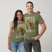 アルフォンス・ミュシャアールヌーボービール広告 Tシャツ (ユニセックス)