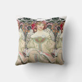 アルフォンス・ミュシャ著F. Champenois Imprimeur-Editeurr クッション (裏面)