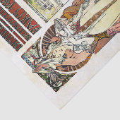 アルフォンス・ミュシャ1900のオーストリア人のパビリオン 薄葉紙 (詳細)