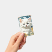アルフォンス・ミュシャ アールヌーヴォー キッテン バッジ (手持ち)
