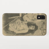アルフォンス・ミュシャ アール・ヌーヴォー アート モデル 写真 Case-Mate iPhoneケース (裏面(横))