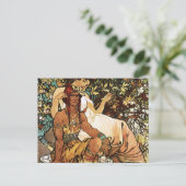 アルフォンス・ミュシャ - アール・ヌーヴォー - 男性の成熟 ポストカード (スタンド正面)