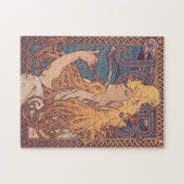 アルフォンス・ミュシャ ジョブ アール・ヌーヴォー 女性 ジグソーパズル (横)