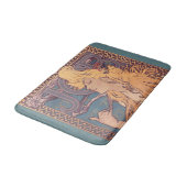 アルフォンス・ミュシャ ジョブ アール・ヌーヴォー 女性 バスマット (アングル)