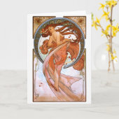 アルフォンス・ミュシャ: ダンス カード (黄色い花)