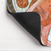 アルフォンス・ミュシャ: ダンス マウスパッド (コーナー)