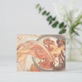 アルフォンス、ミュシャ ポストカード (スタンド正面)