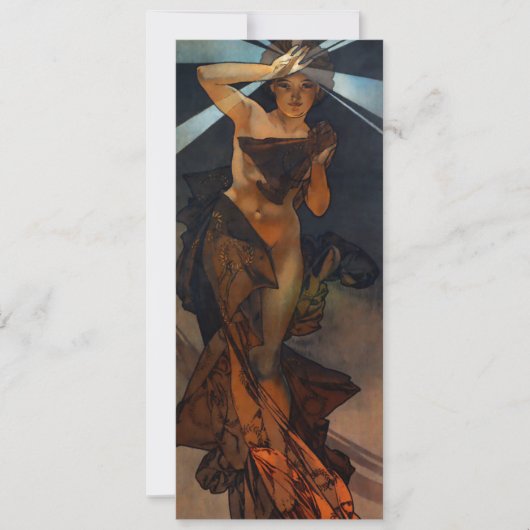 アルフォンス・ミュシャ モーニングスター 招待状 招待状 (正面)