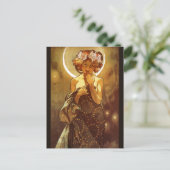 アルフォンス・ミュシャ: ルナ ポストカード (スタンド正面)