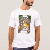 アルフォンス・ミュシャ - 十二宮 Tシャツ (正面)