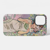 アルフォンス・ミュシャ「四つの花 - バラ」 iPhoneケース (裏面横)