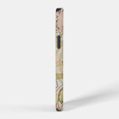 アルフォンス・ミュシャ 芍薬の花 iPhoneケース (右側面)