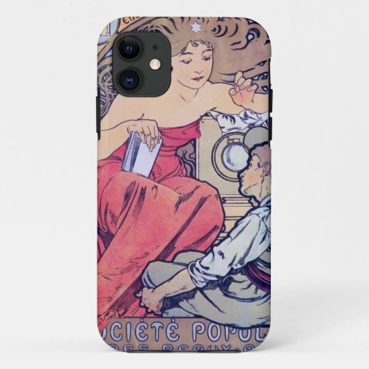 アルフォンス・ミュシャ Case-Mate iPhoneケース (裏面)