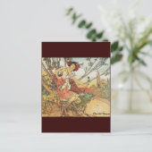 アルフォンス・ムハ ショコラ マッソン ポストカード (スタンド正面)