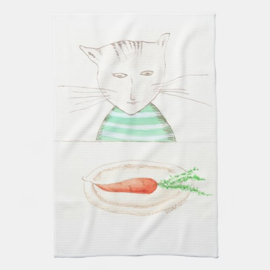 アルフォンス・ル・チャット キッチンタオル (縦)