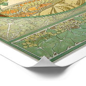 アルフォンスM.ミュシャ ポスター (角)