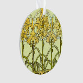 アルフォンセミュシャアールヌーボーリリリフローラルパターン オーナメント (正面)
