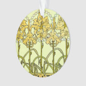 アルフォンセミュシャアールヌーボーリリリフローラルパターン オーナメント (正面)