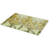 アルフォンセミュシャアールヌーボーリリリフローラルパターン カッティングボード (角)