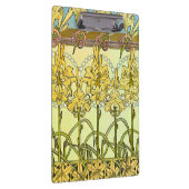 アルフォンセミュシャアールヌーボーリリリフローラルパターン クリップボード (右)