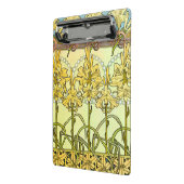 アルフォンセミュシャアールヌーボーリリリフローラルパターン ミニクリップボード (アングル2)