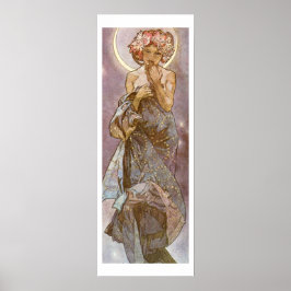 アルフォンミュシャ～ザ・ムーン1902年のポスター ポスター