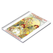 アルフォンミュシャ ノートブック (左側)