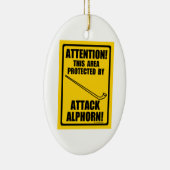 アルフォーンを攻撃 セラミックオーナメント (右)