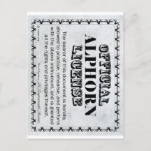 アルフォーンライセンス