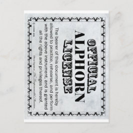 アルフォーンライセンス ポストカード