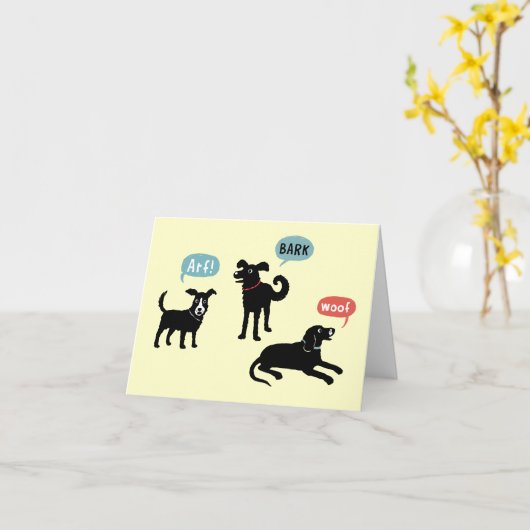 アルフバークウーフ カード (黄色い花)