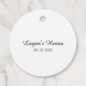 アルフマブロックパレスティナアラブメッセージカード フェイバータグ (裏面)