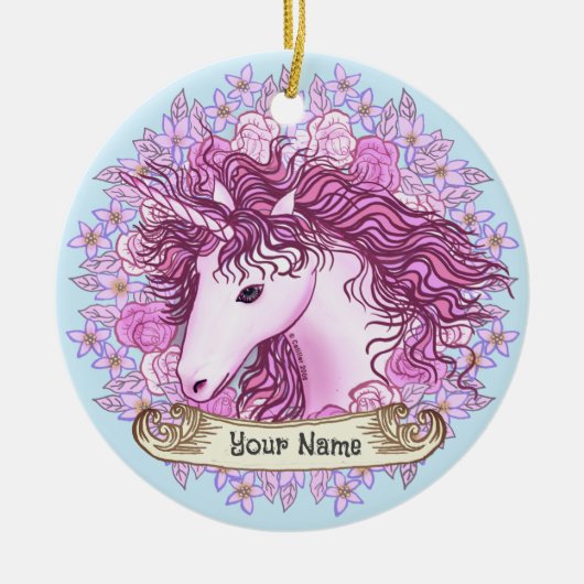 アルフユニコーン セラミックオーナメント (正面)