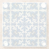 💙 「アルフレスコ&ファブラス」 ガラスコースター (裏面)