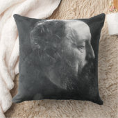 アルフレッドのTennyson (1809-92年の) c.1868 (卵白pr主 クッション (ブランケット)