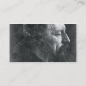 アルフレッドのTennyson (1809-92年の) c.1868 (卵白pr主 名刺 (裏面)