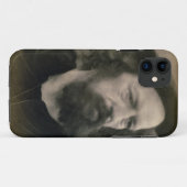 アルフレッドのTennyson (1809-92年)主のポートレート(b/w. p. Case-Mate iPhoneケース (裏面(横))