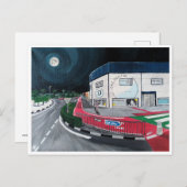 アルフレッドキツネ絵を描による歯医者への旅行 ポストカード (正面/裏面)