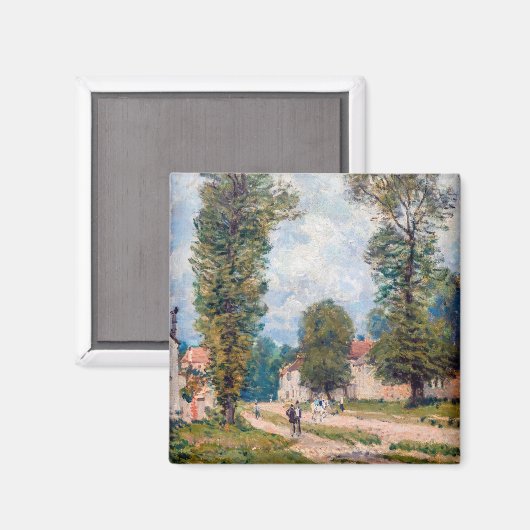 アルフレッドシスレー – ザベルサイユロード マグネット (正面/裏面)