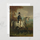 アルフレッドデモンゴメリー伯爵1850-60 ポストカード (正面/裏面)