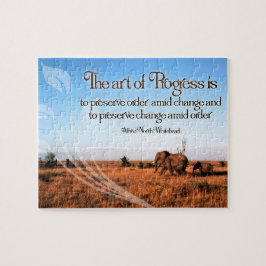 アルフレッドノースホワイトヘッド感動的引用文 ジグソーパズル