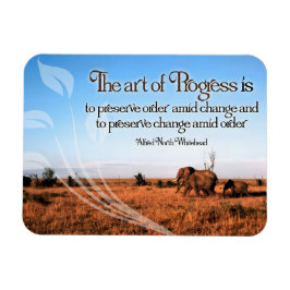 アルフレッドノースホワイトヘッド感動的引用文 マグネット