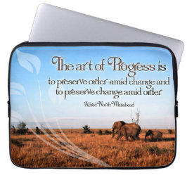 アルフレッドノースホワイトヘッド感動的引用文 ラップトップスリーブ