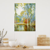 アルフレッドハティマグノリアガーデン絵画ズ ポスター (キッチン)